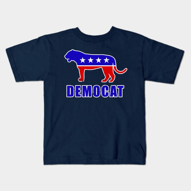 Democat Nasty Woman Vote 2020 Kids T-Shirt by BraaiNinja